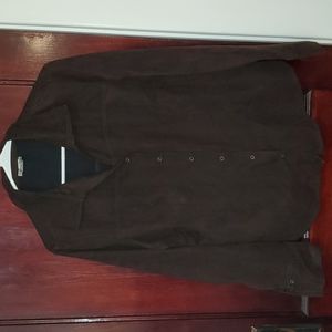 Fashion bug brown button down really cute XL